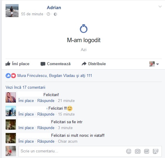 Adrian, iubitul Elenei Udrea, a anunţat logodna