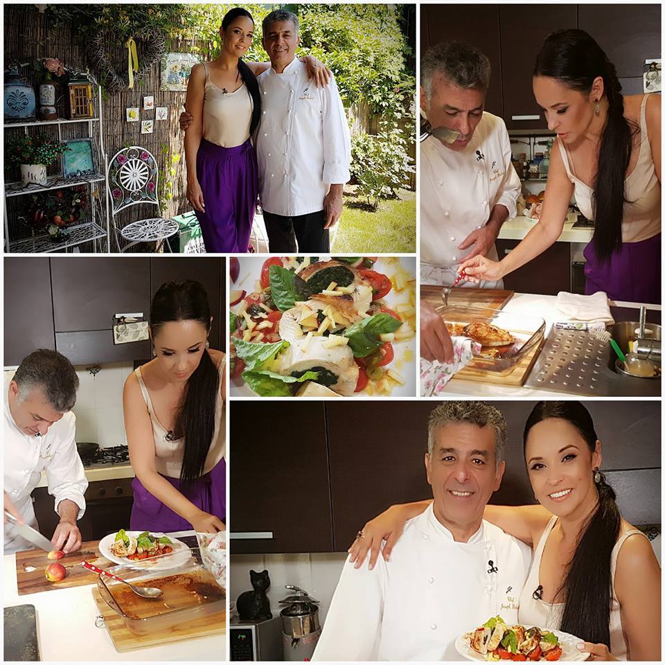 Andreea Marin a gătit alături de cunoscutul chef Joseph Hadad