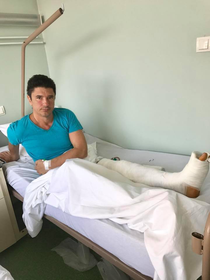 Luis Lazarus a suferit o intervenţie chirurgicală la piciorul stâng.