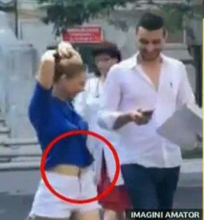 Alessia şi-a afişat o burtică ”suspectă”