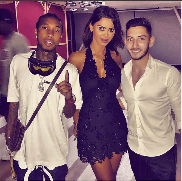 Letiţia l-a cucerit pe Tyga(stânga)