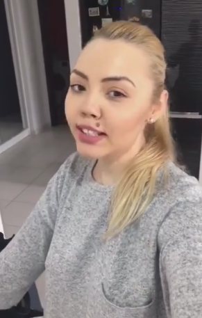 Denisa, în luna martie, chiar înainte de a afla de cumplita boală care i-a adus sfârşitul