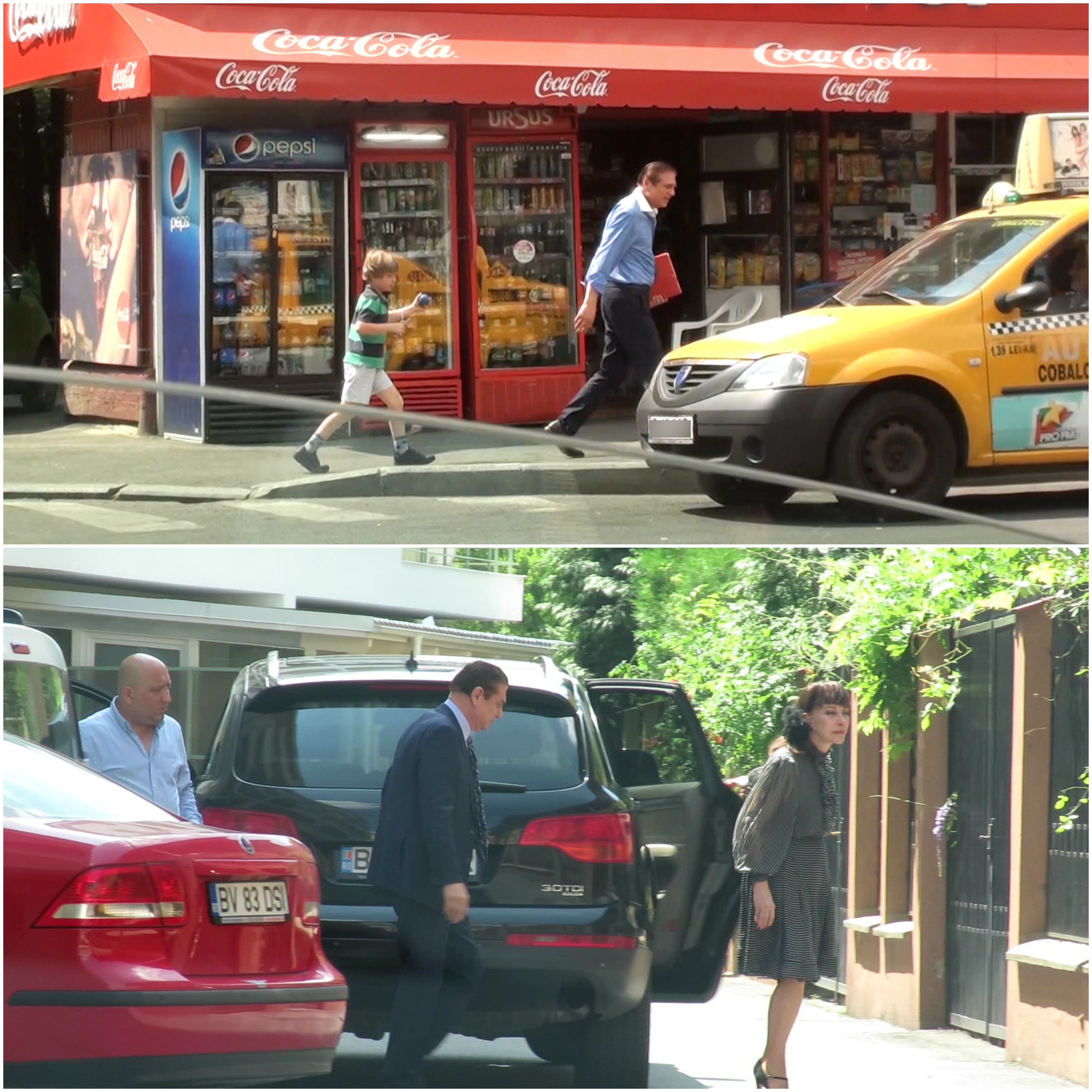 De unde cobora dintr-un Audi Q7, condus de şofer (foto jos), Prinţul Paul a ajuns să ia un taxi din stradă