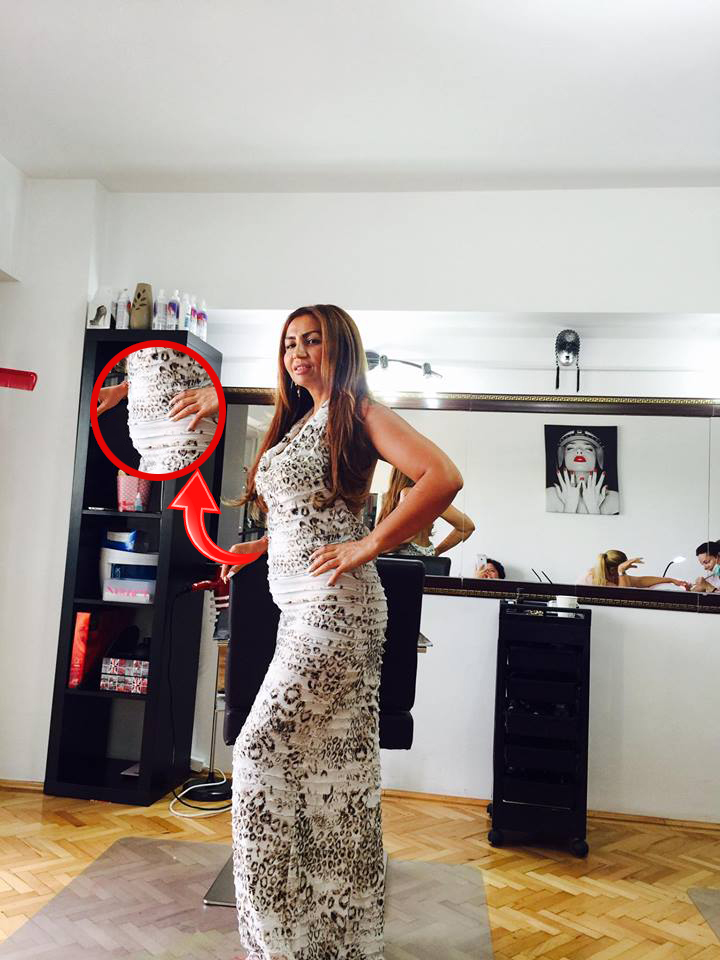 Narcisa Guţă, cu burtica de ”gravidă” la vedere