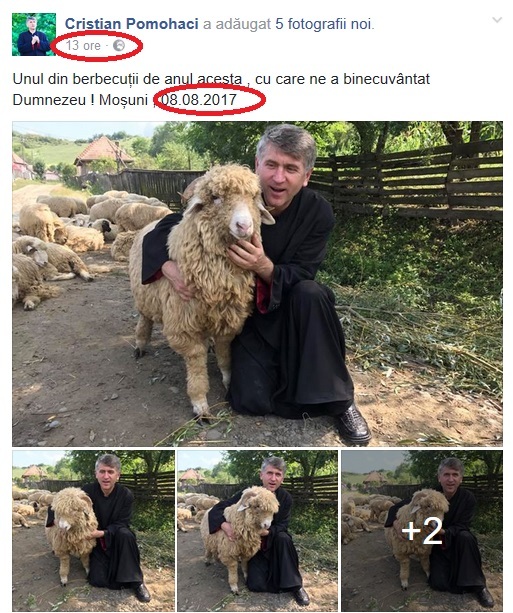 Pomohaci încă nu a renunţat la portul preoţesc.