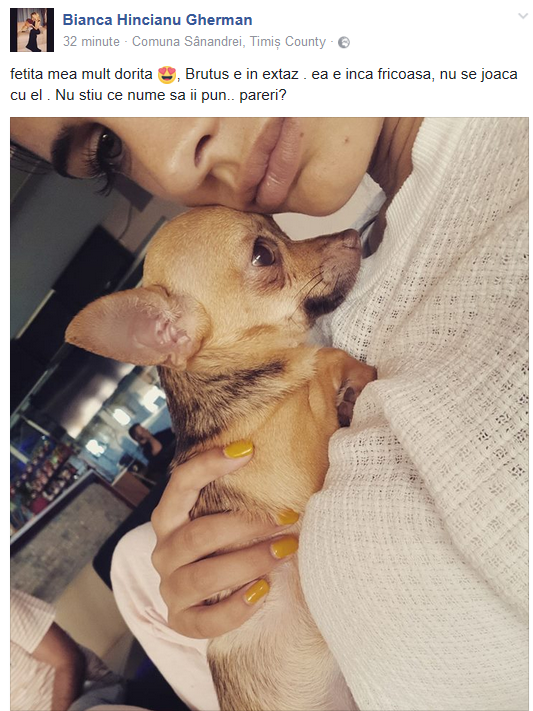 Bianca de la ”Insula iubirii” şi-a mai luat un căţel
