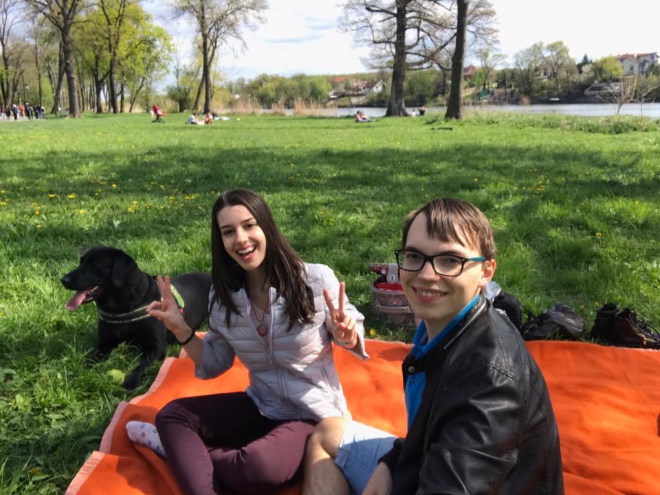 Victor Socaciu Jr., cu iubita şi Obama