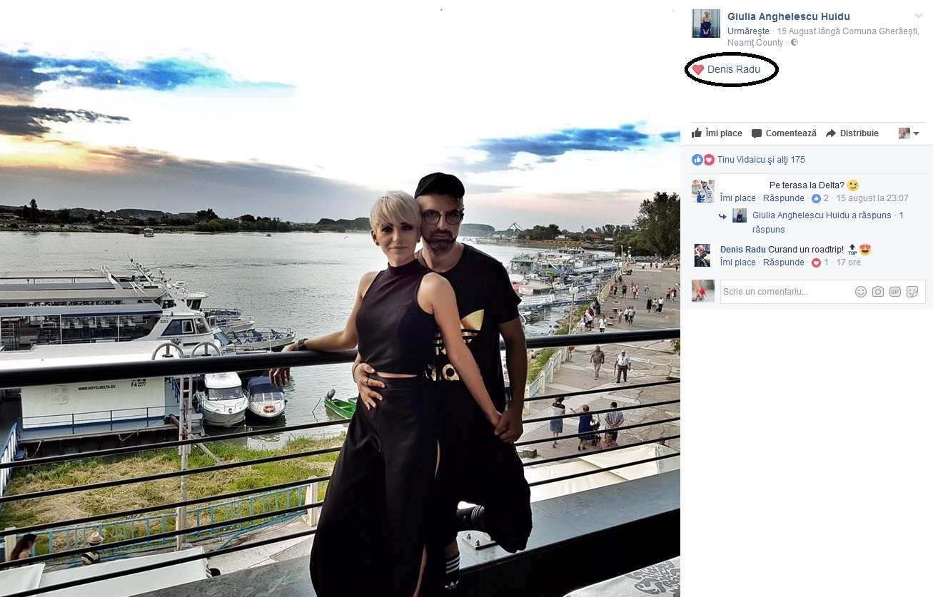 Giulia Anghelescu, în ipostaze intime cu un alt bărbat