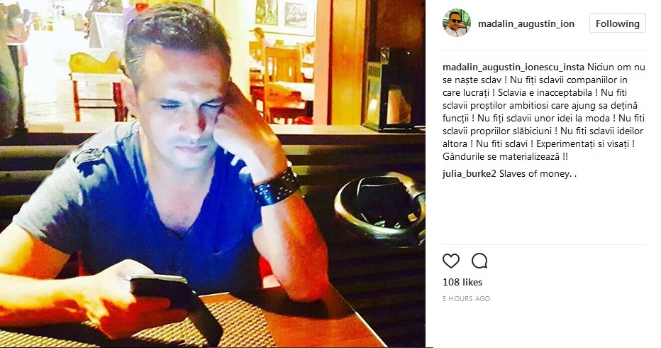 Mădălin Ionescu, mesaj critic la adresa companiilor care-şi suprasolicită angajaţii