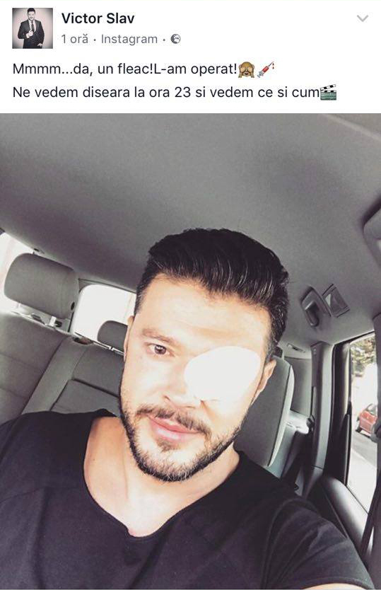 Victor Slav s-a operat de urgenţă