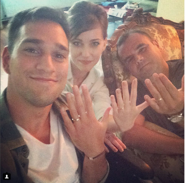 Vlad Gherman filmează pentru un serial.