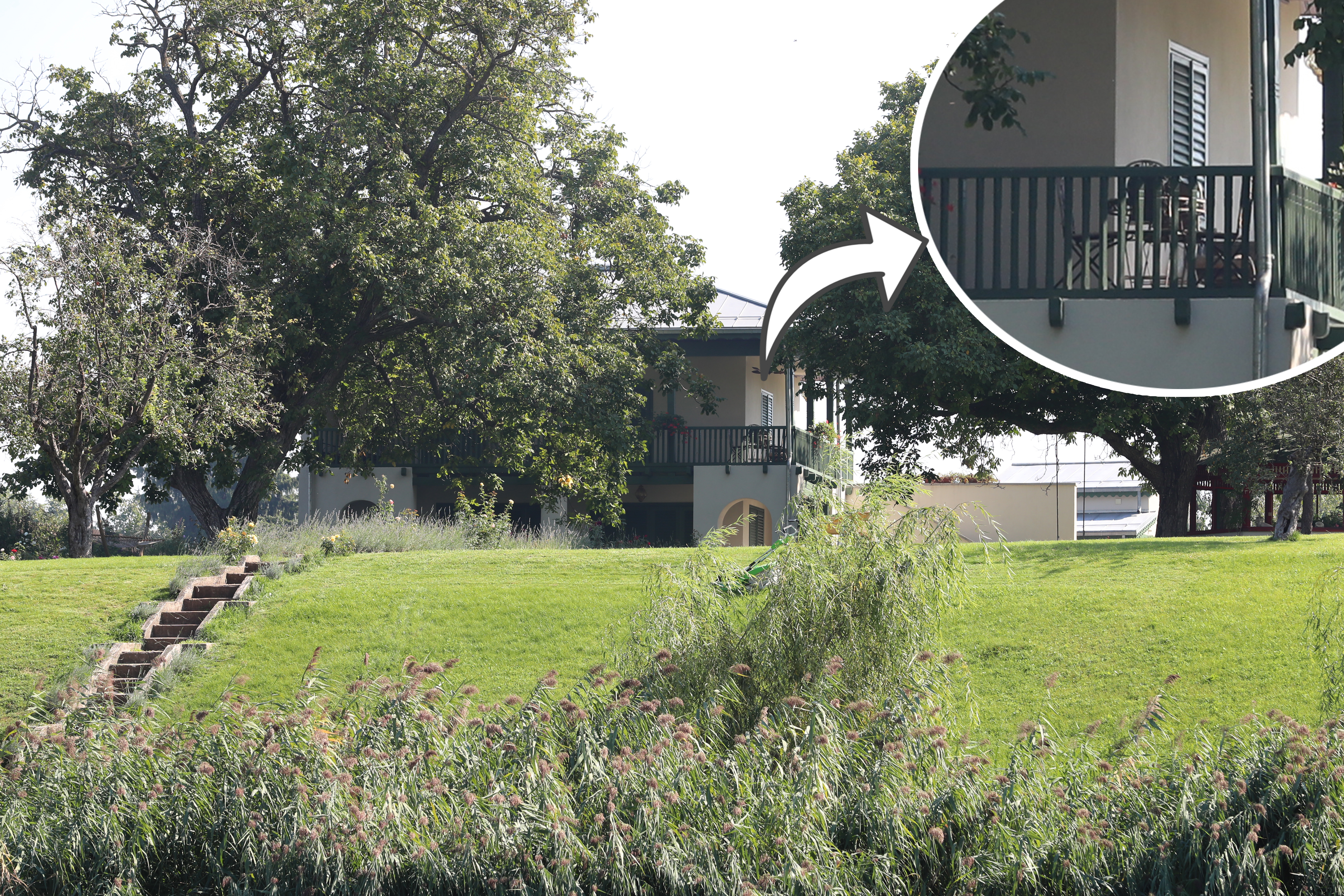 Casa de la Snagov care aparţine familiei Stratan este acum pustie, cu obloanele trase, după ce Mădălina a plecat împreună cu fetiţa ei