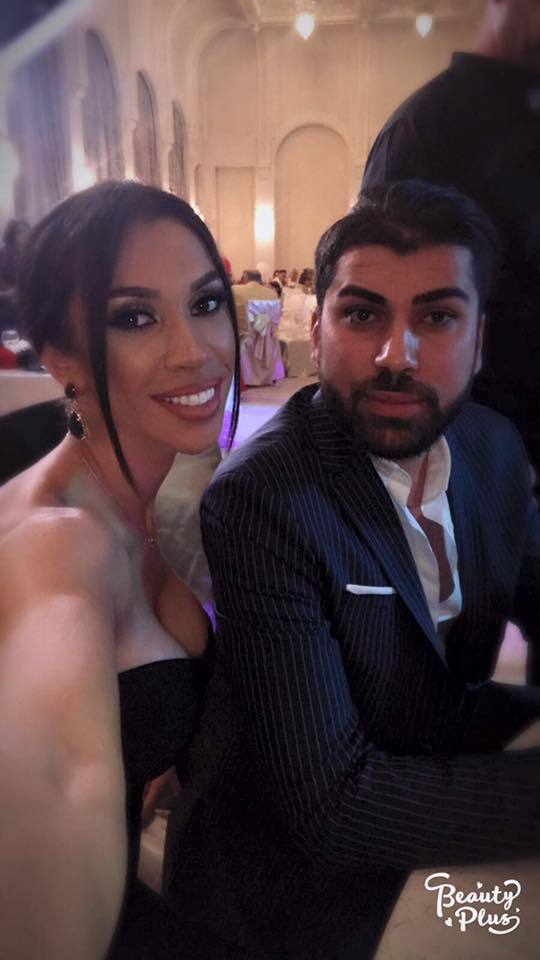 Raluca, împreună cu fratele ei, Bombo Pastramă.