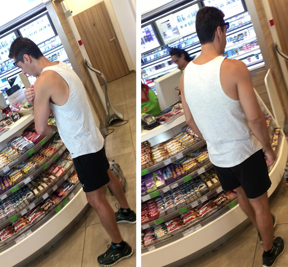 Mircea Badea, la shopping în benzinărie