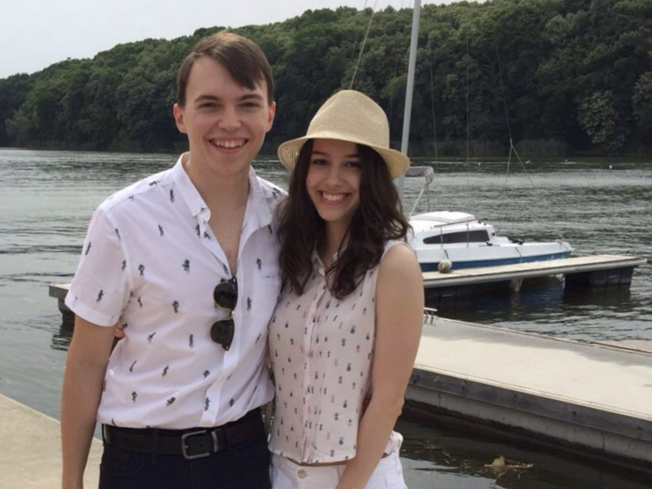 Victor Socaciu Jr, împreună cu iubita lui