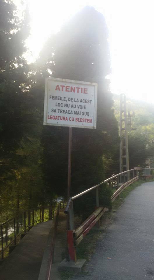 Acesta este panoul care i-a atras atenţia lui Andrei Gheorghe