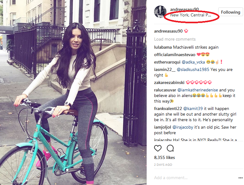 Andreea Sasu, prima fotografie după ce se împăcase cu Philipp Plein şi ajunsese la New York