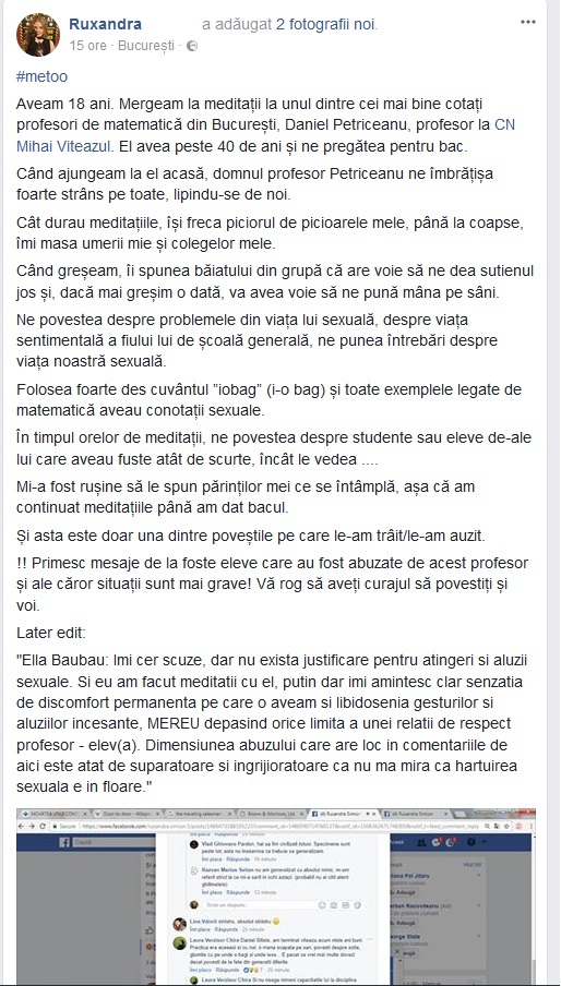 Poveste campanie #metoo