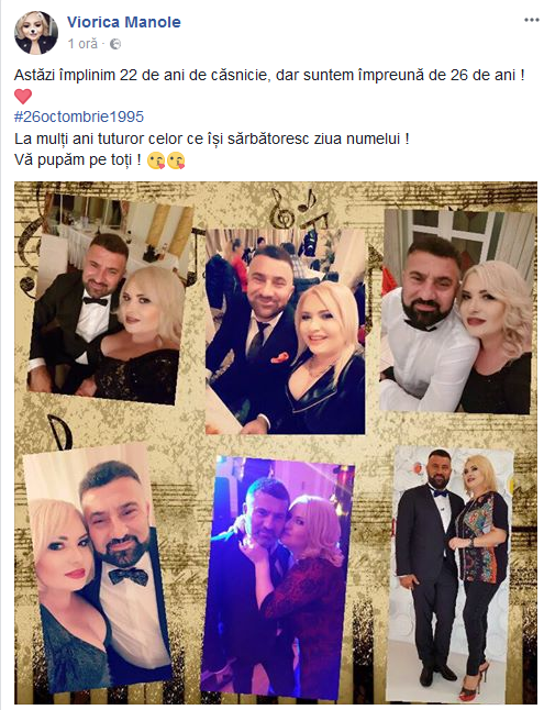 Viorica şi Ioniţă de la Clejani sărbătoresc 22 de ani de căsnicie