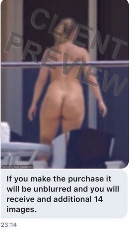 Sia a dezvăluit poza cu ea goală