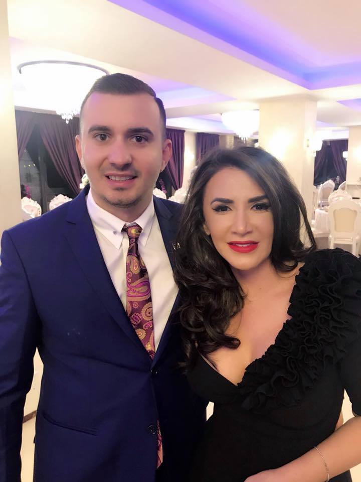 Mara Bănică, alături de iubitul ei