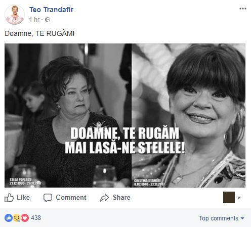 Mesajul postat de Teo Trandafir