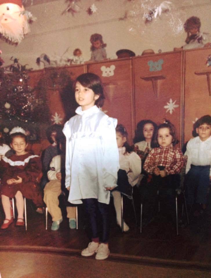 Iuliana Luciu, când era un copil.