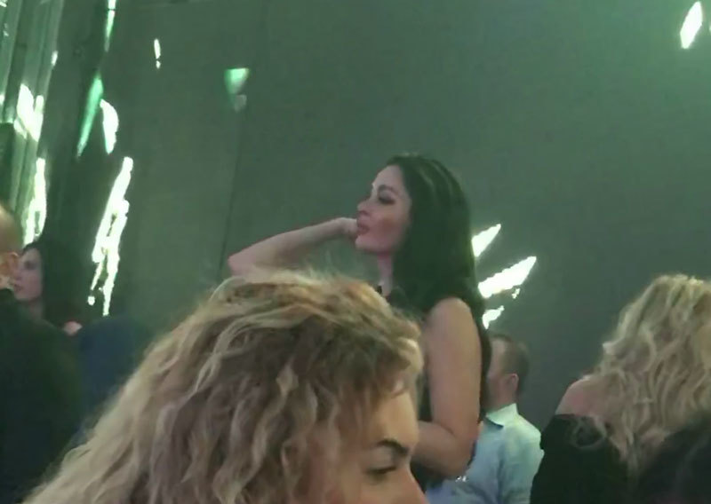 Brigitte Sfăt s-a bucurat din plin de atmosfera din club