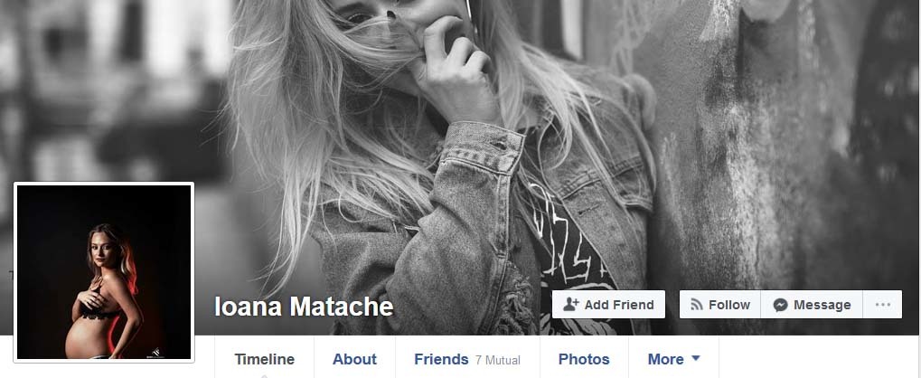 Un bărbat care o terorizează pe Oana Matache a făcut acest cont fals al surorii Deliei