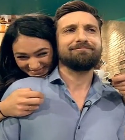 Dani Oţil, împreună cu Ioana