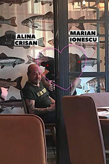 Alina Crişan şi Marian Ionescu s-au sărutat în restaurant!