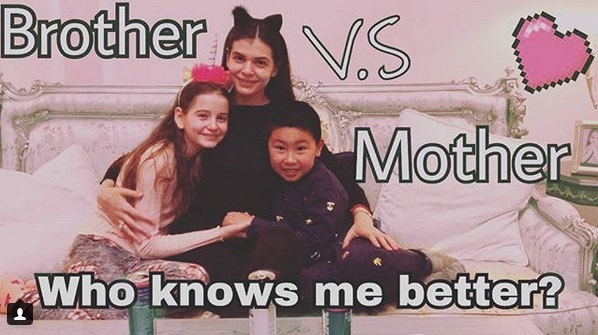 Monica Gabor, împreună cu cei doi copii