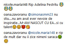 Atacul Oanei Zăvorancu la adresa Adelinei Pestriţu