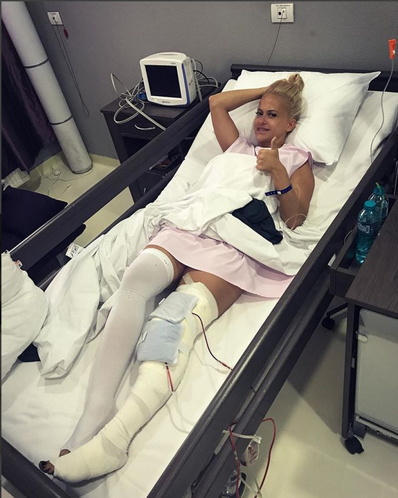 Anda Adam s-a operat la picior, în urma accidentării la Exatlon.