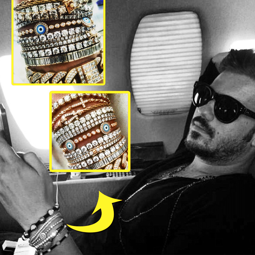 Rani poartă brăţări bătute în diamante de peste 100.000 de euro la mână