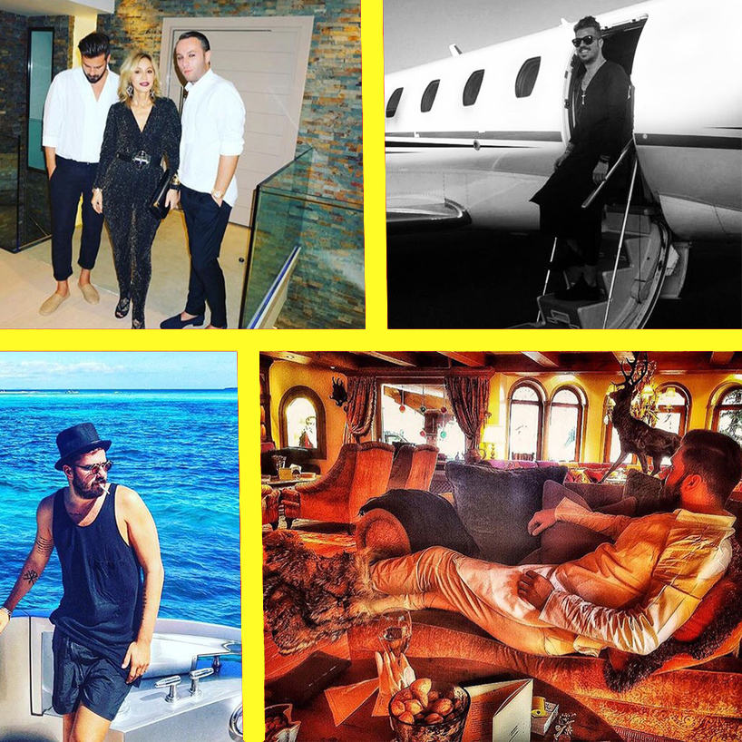 Rani îi înnebuneşte efectiv pe cei 800 followerşi de pe Instragram cu foto-detalii din viaţa lui de nabab: multiple cadre din avionul privat, de pe yacht, din faţa vilei închiriate din St. Barth. Într-una dintre poze apare şi Anastasia Soare, zisă 