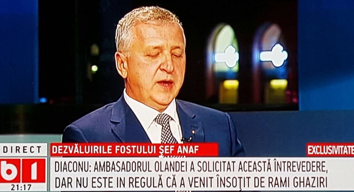 Gelu Diaconu a denunţat în direct faptul că ambasadorul Olandei din 2014 i-a cerut să-l favorizeze pe milionarul libanez