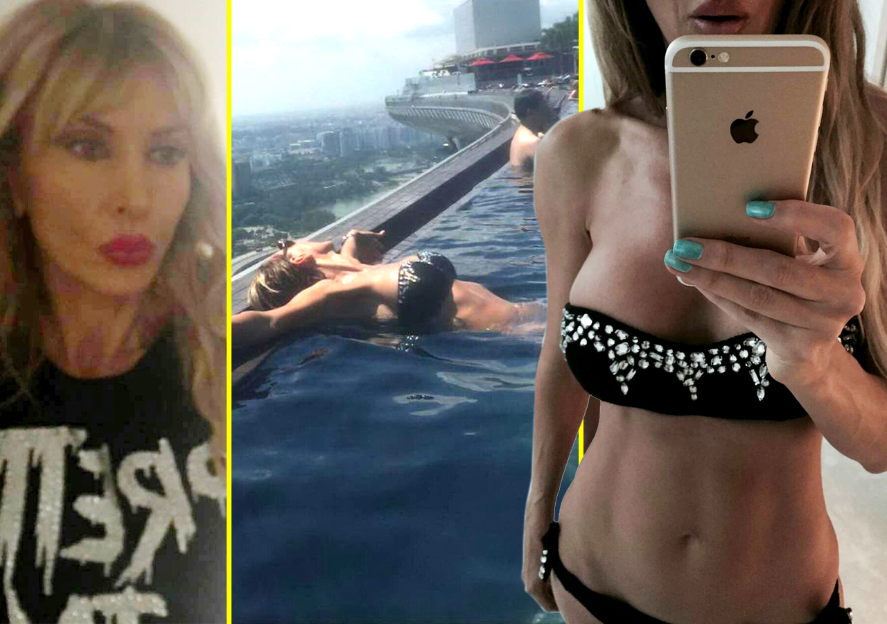 Maya e dovada că mult mai bine se lucrează un abdomen, atunci când faci sport în tenişi Louis Vuitton şi în trening Cavalli