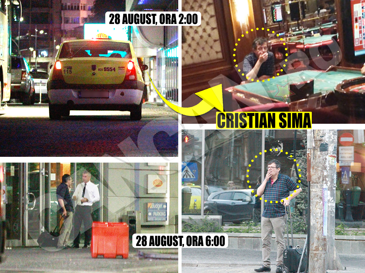 Brokerul fugar a ajuns cu un taxi, duminică dimineaţă în jurul orei 2.00, la cazinoul hotelului Sheraton. Acolo a rămas aproape 4 ore şi a câştigat 1.500 de euro la poker şi ruletă