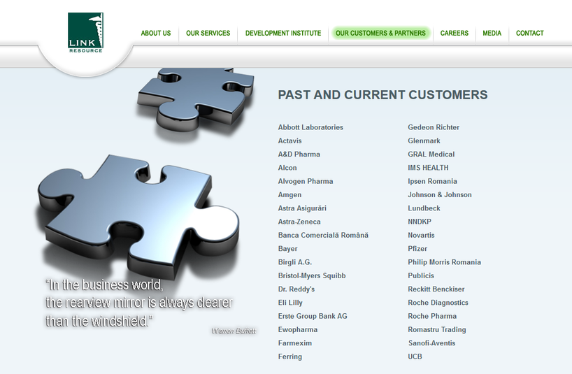 Pe site-ul companiei lui Don Nic, principalii jucători din industria farma apar ca şi clienţi ai lobbyistului. Mulţi dintre ei sunt şi principalii beneficiari ai prorogării Ordinului nr. 75