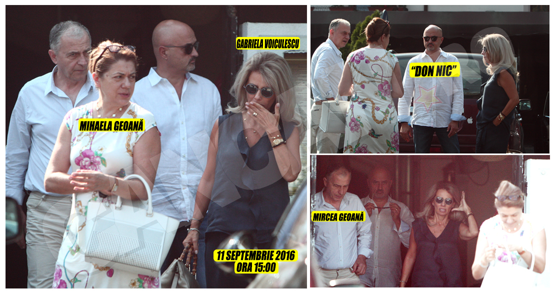 Prieteni de familie, Mircea Geoană şi Nic Voiculescu s-au întâlnit într-o ”celulă de criză”, alături de soţii