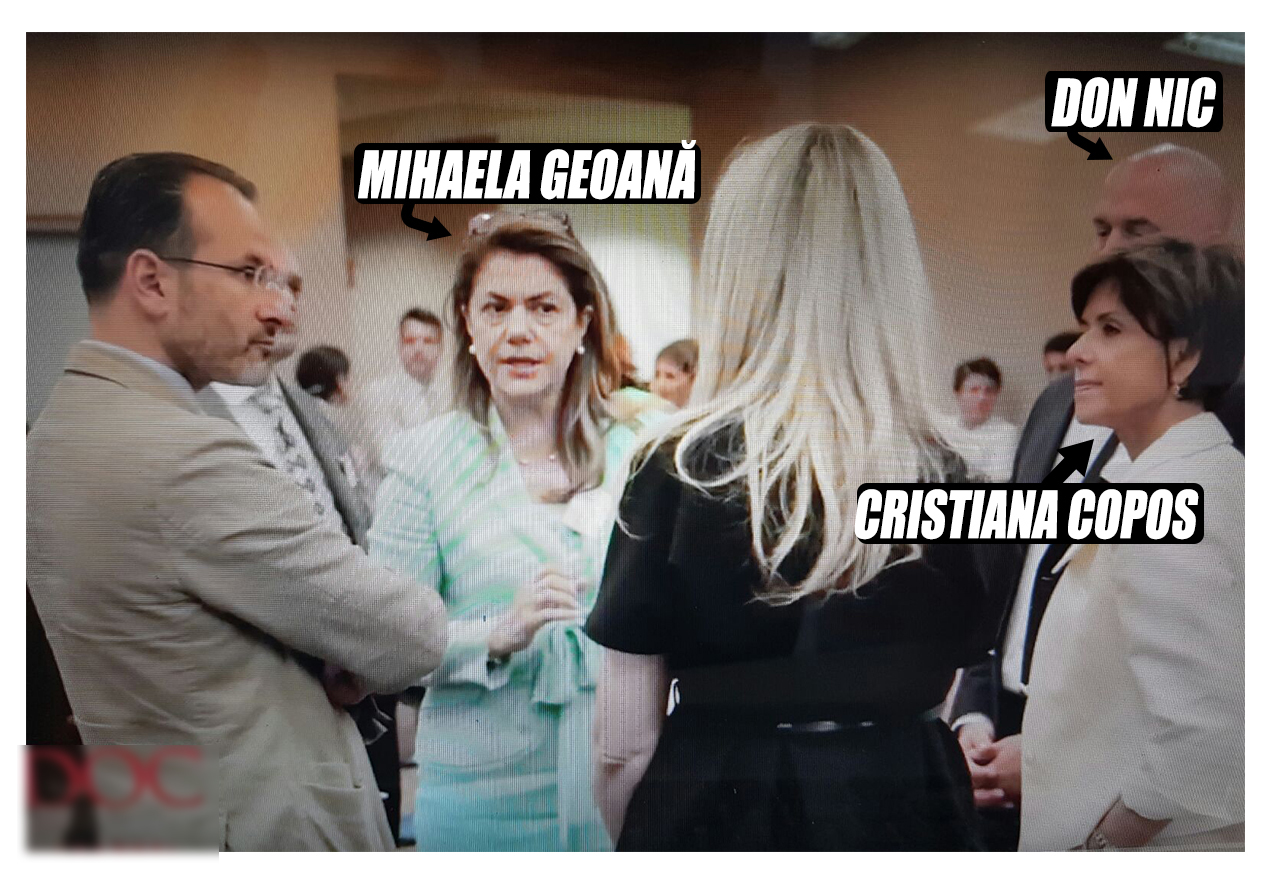 Don Nic a profitat de evenimentul organizat de Mihaela Geoană şi Fundaţia Renaşterea ca să se apropie de Ambasadorul SUA la Bucureşti