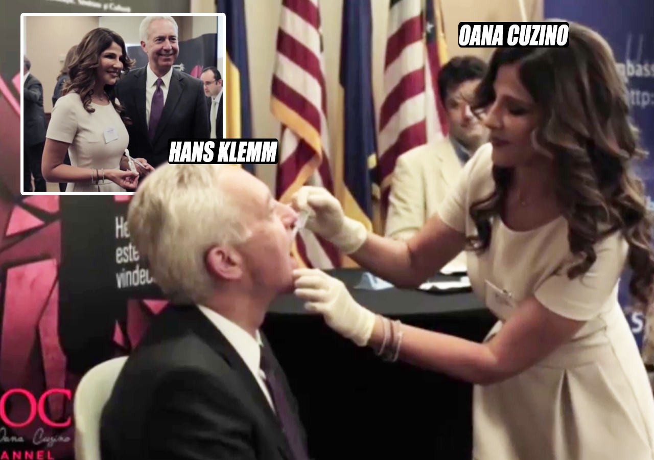 Don Nic a făcut încă o demonstraţie de forţă, punând-o pe Oana Cuzino să-l testeze pe Ambasadorul SUA la Bucureşti, Hans Klemm