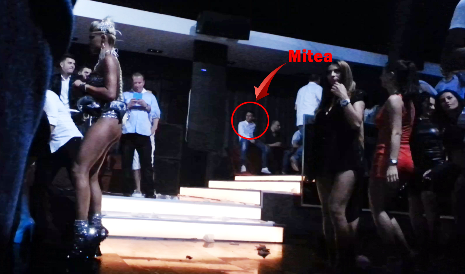 Mitea a stat ceva mai retras fata de restul grupului