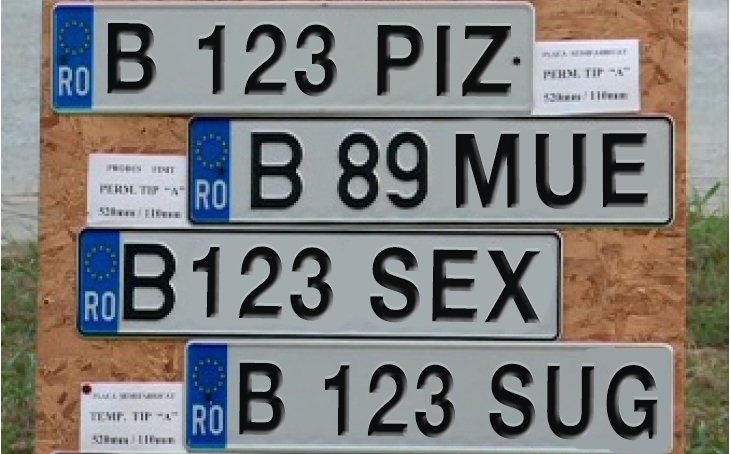 Cateva dintre combinatiile de litere care sunt interzise