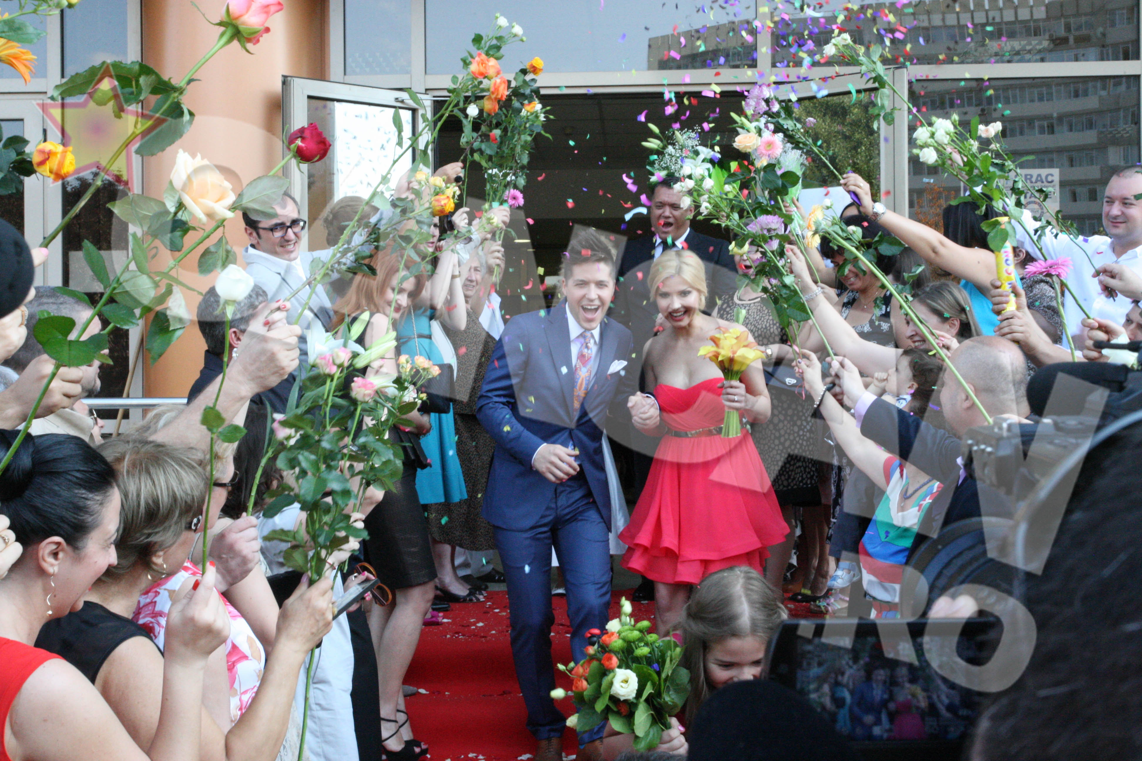 In timp ce cununia a decurs fara incidente, nunta a fost plina de peripetii