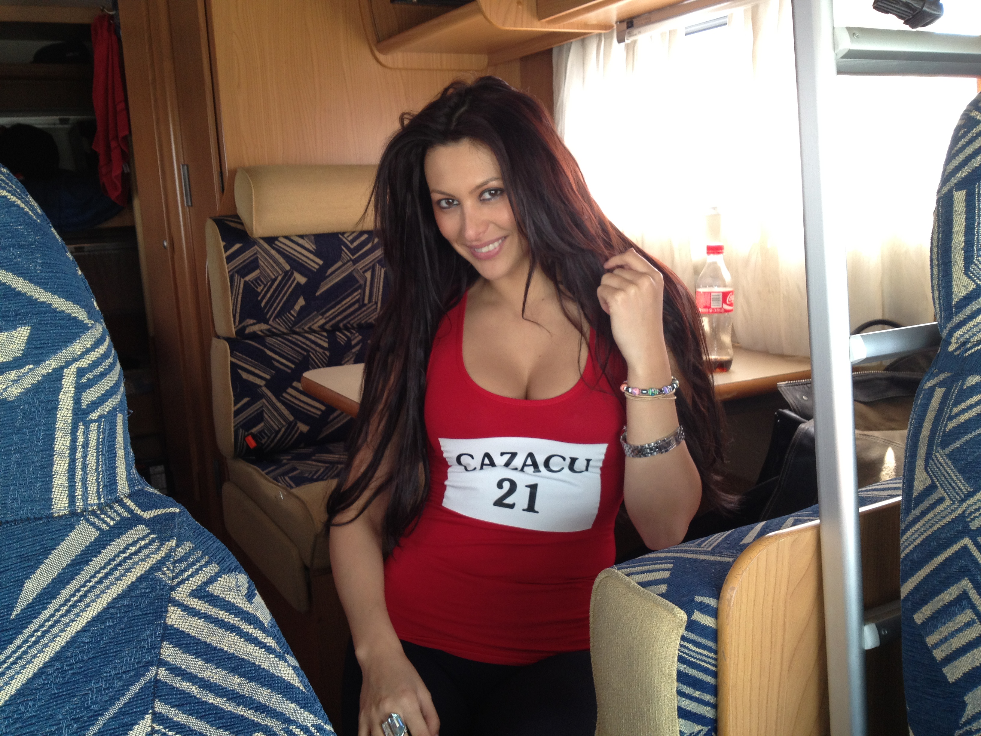 Bianca Jurca a fost indragostita de Catalin Cazacu si l-a sustinut de multe ori la intrecerile sportive