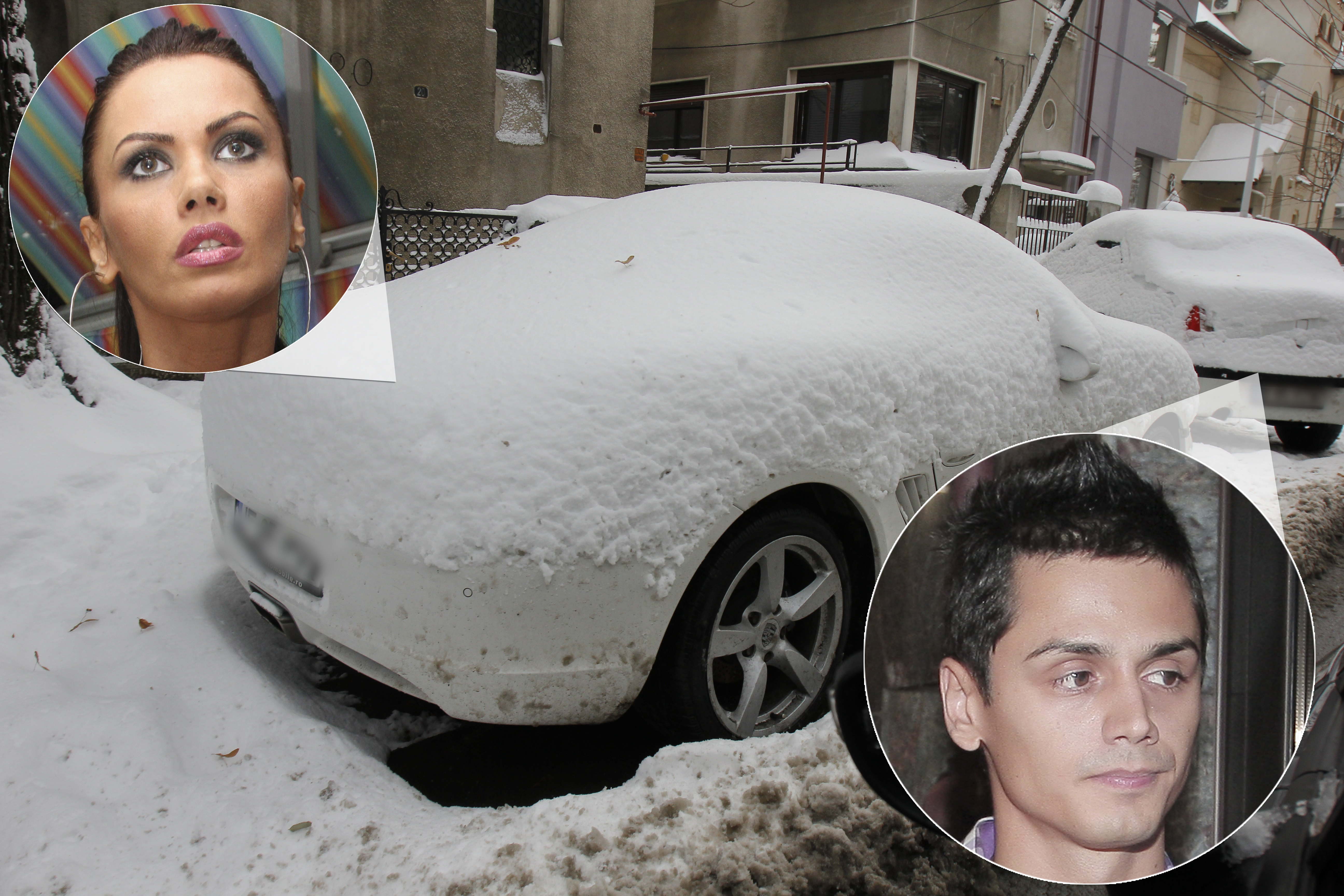 Atat masina Oanei Zavoranu cat si cea a iubitului ei erau ingropate in zapada