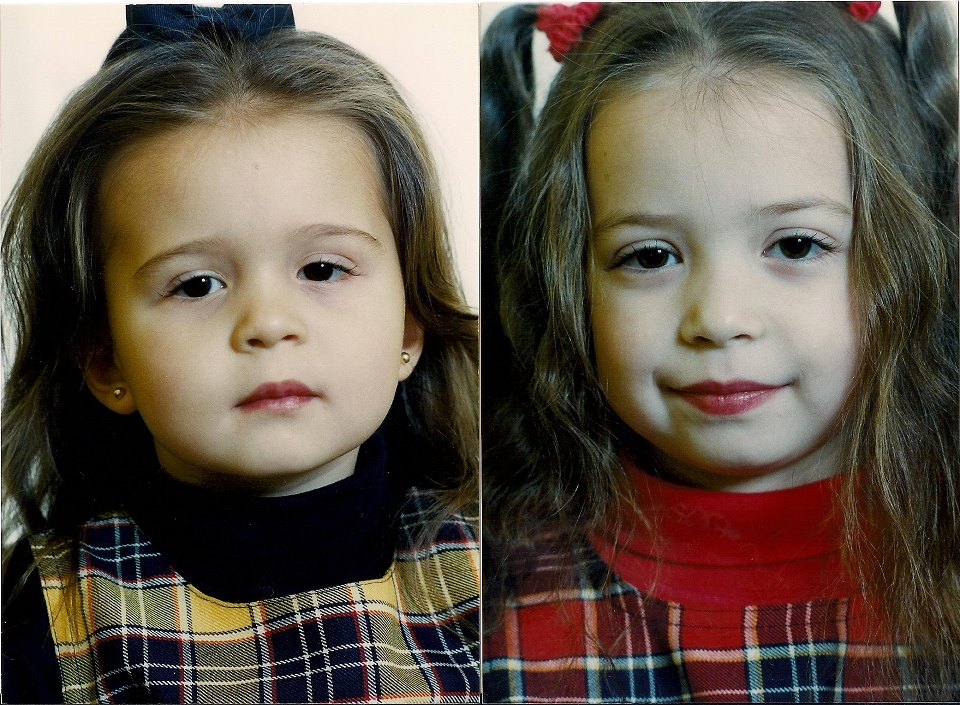 Isa si Lisa, in copilarie. Sursa: Facebook