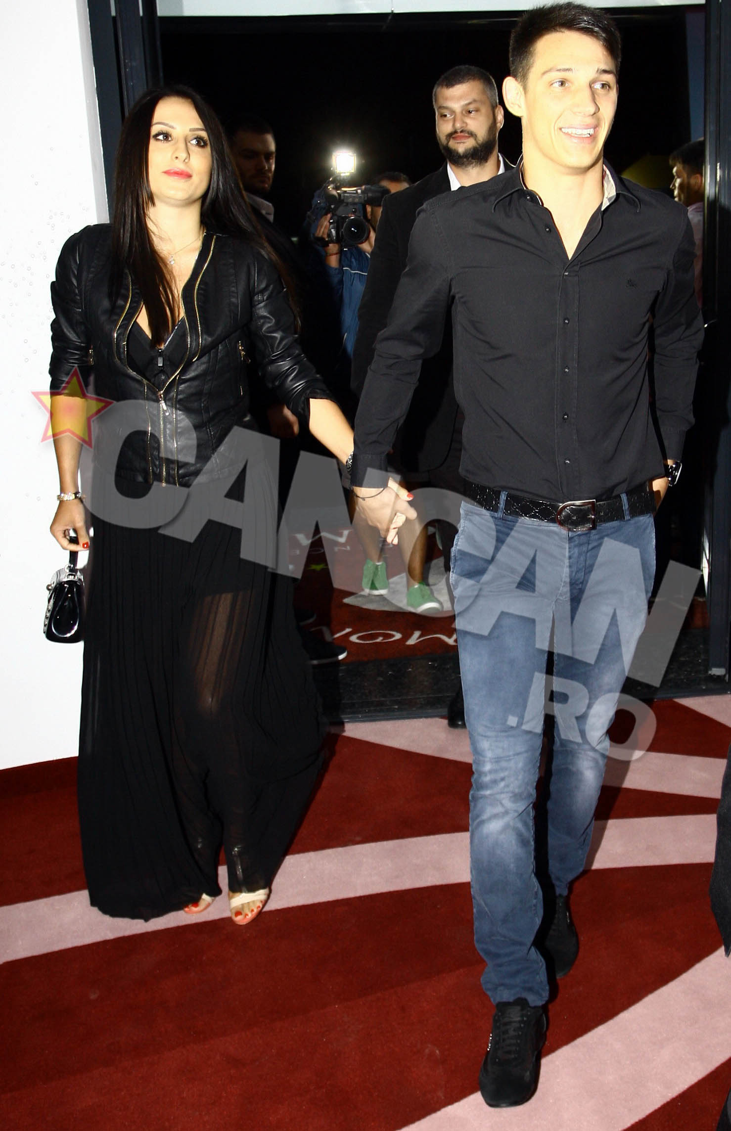 Gabi Matei a venit la petrecere cu noua sa iubita